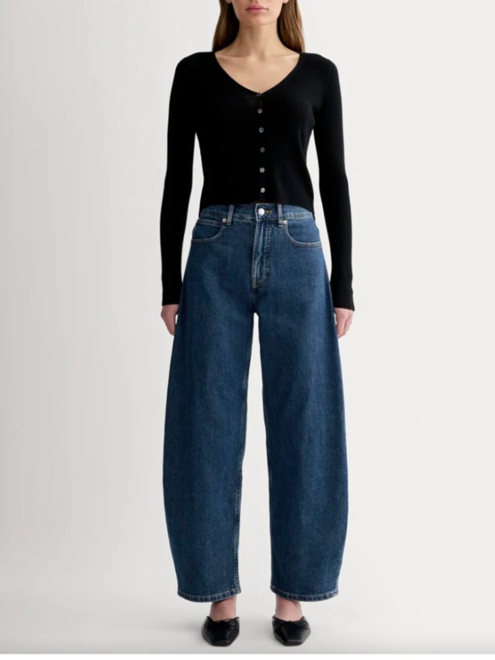Everlane Way High Curve Jean, Ocean, 23